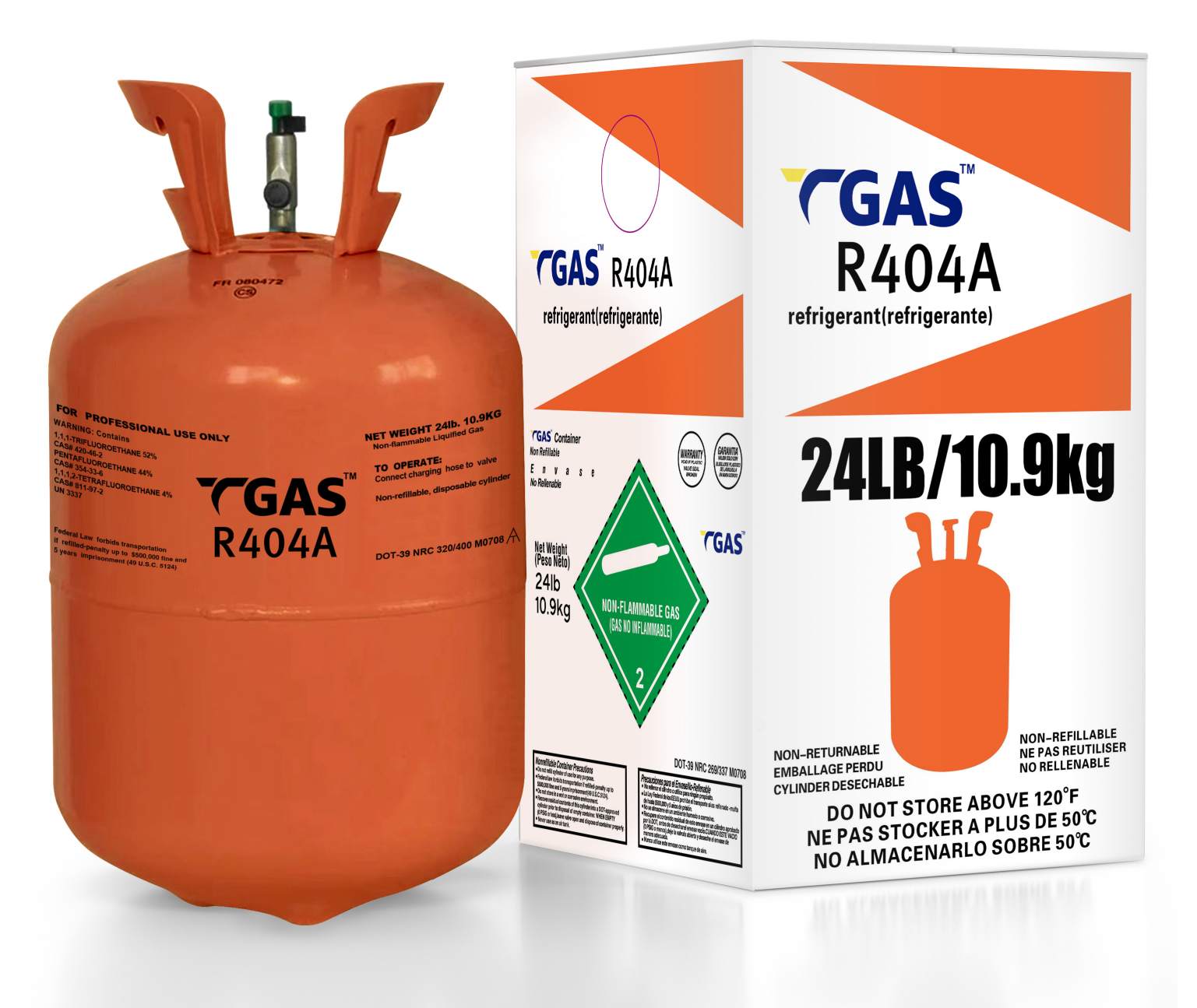 Superior R404A Cooling Gas