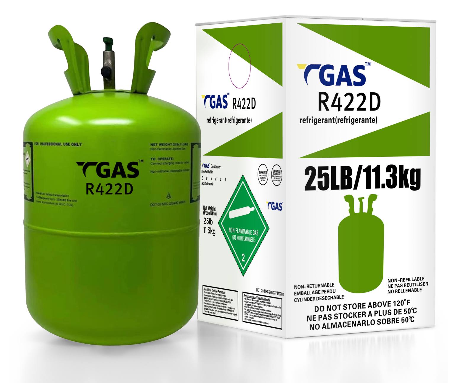 Premium R422D Refrigerant Gas